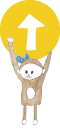 ↑